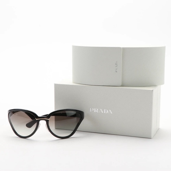 Prada SPR022V Black Butterfly Sunglasses with Case and box - Picture 12 of 12